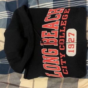Jansport Long Beach City College zip up hoodie